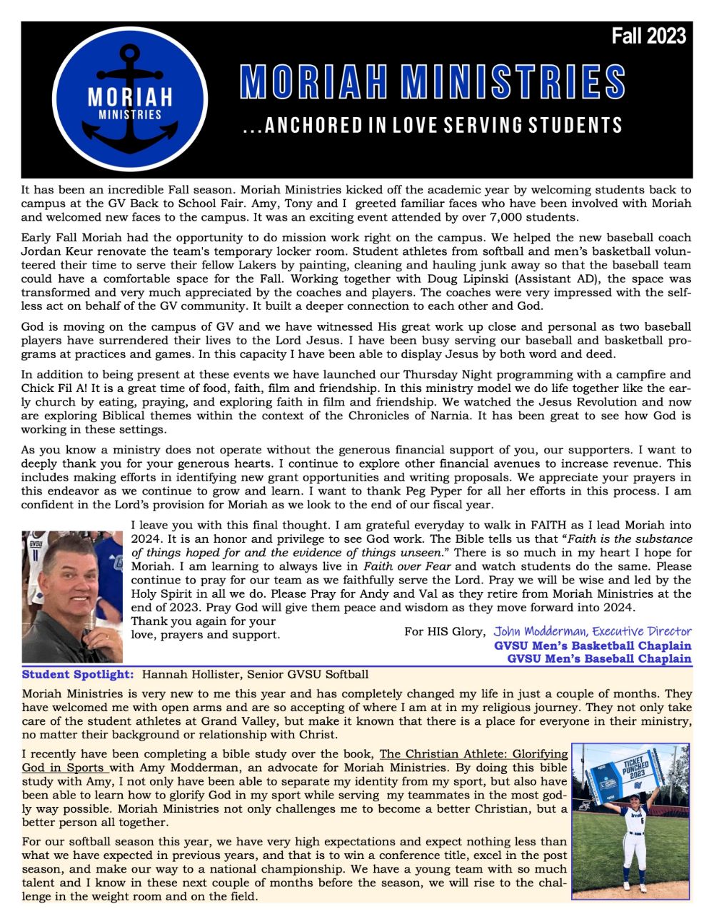 Newsletter Fall 2023