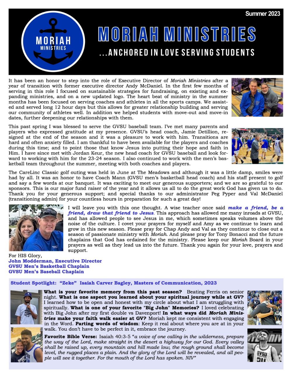 Newsletter Summer 2023