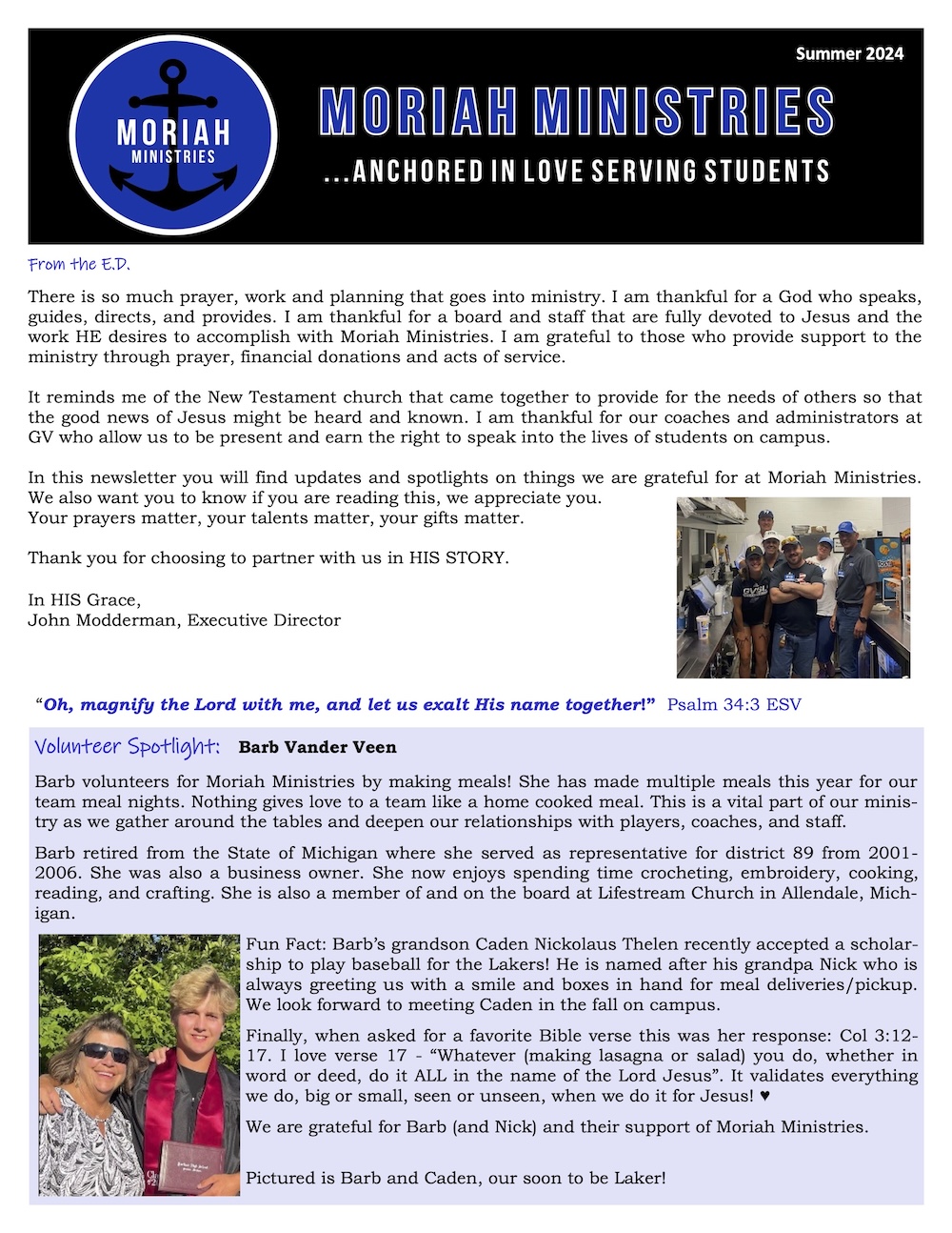 Newsletter Summer 2024