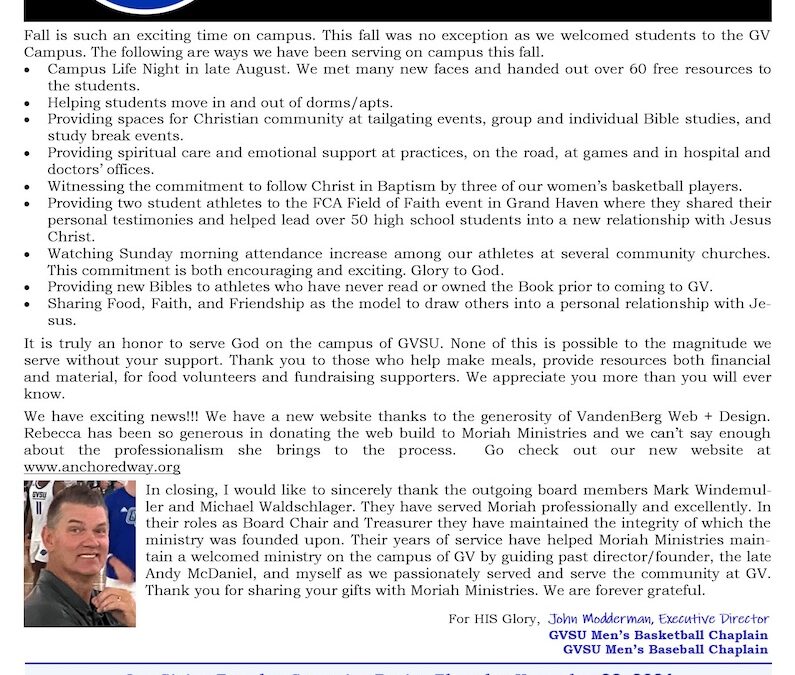 Newsletter Fall 2024